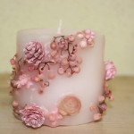CoCo candle floral 4b